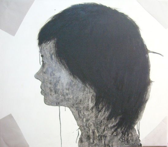 LY HUNG ANH  vietnam artists wife  |  acryl auf leinwand 130 x 150 cm
